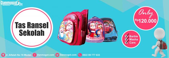 Tas ransel bergambar penyemangat anak bersekolah